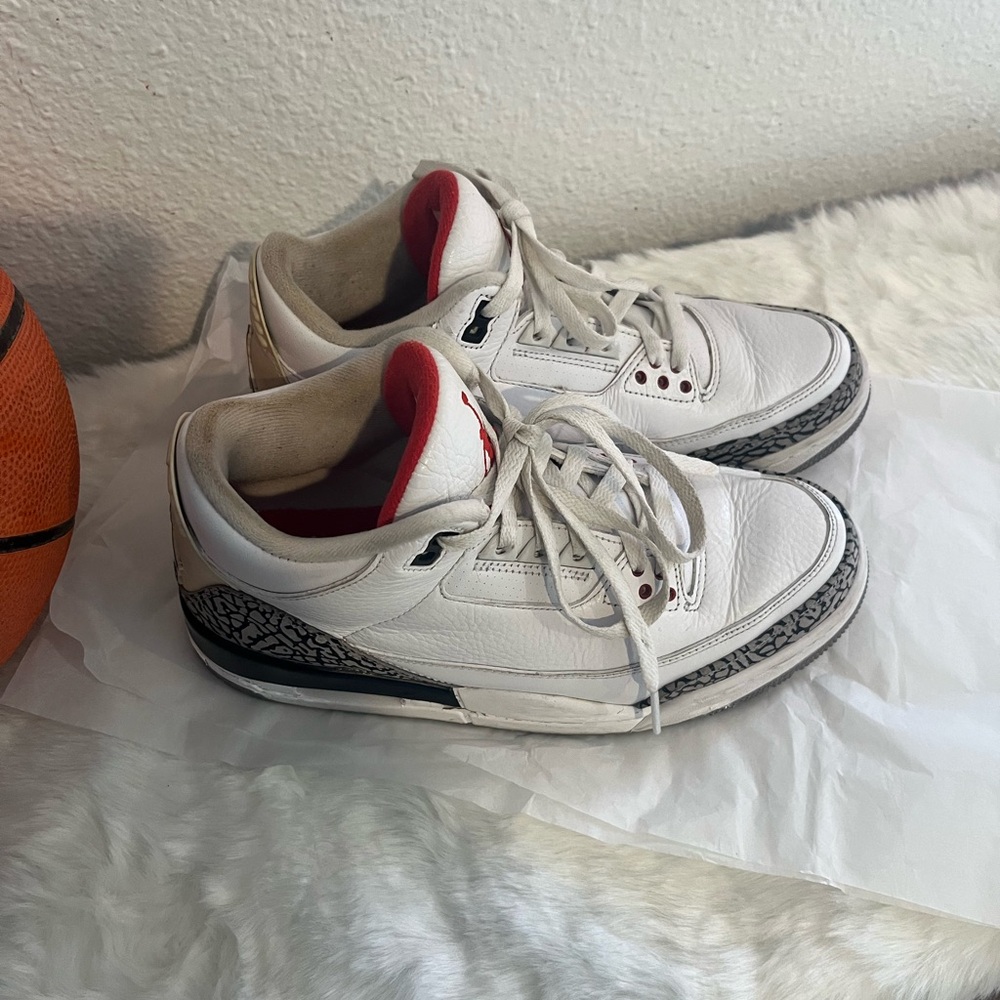 Jordan White and Black Athletic Shoes - Picture 11 of 12